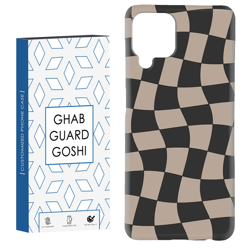 کاور قاب گارد گوشی طرح شطرنجی کد Dimo-476 مناسب برای گوشی موبایل سامسونگ Galaxy A12 / Galaxy M12