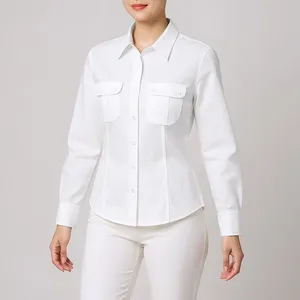 شومیز آستین بلند یقه برگردان زنانه کد 1149