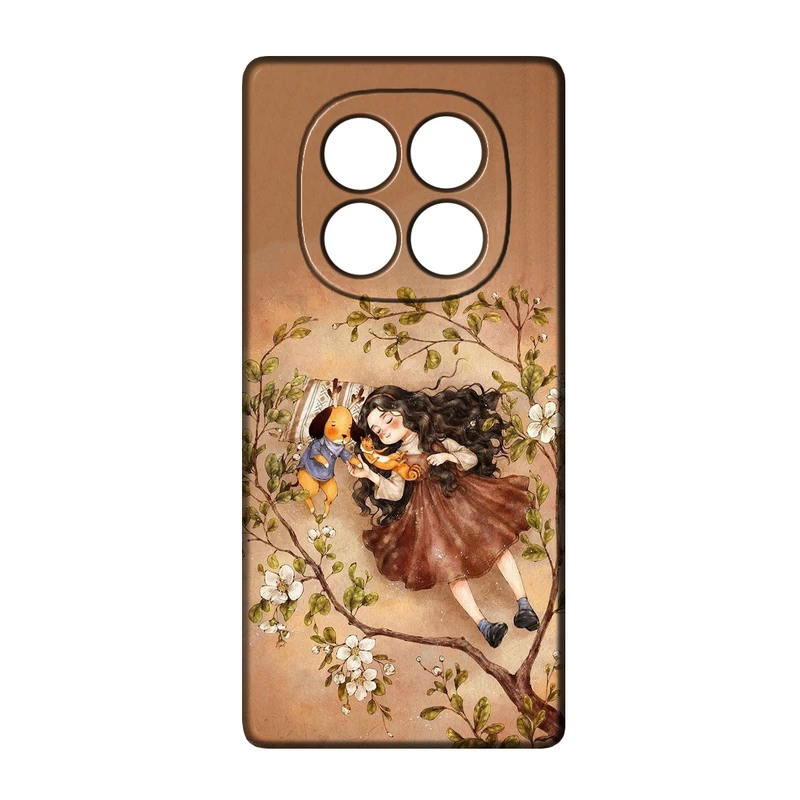 کاور طرح دخترانه کد 238 مناسب برای گوشی موبایل شیائومی Redmi Note 14 Pro Plus