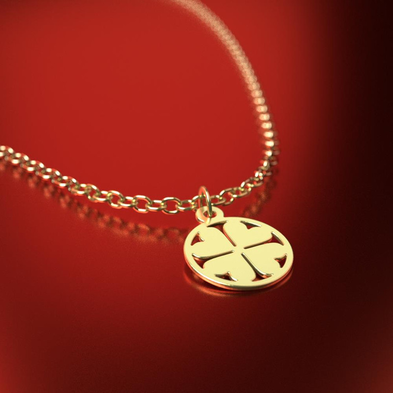 آویز ساعت طلا 18 عیار زنانه مدوپد مدل قلب کد CA12453