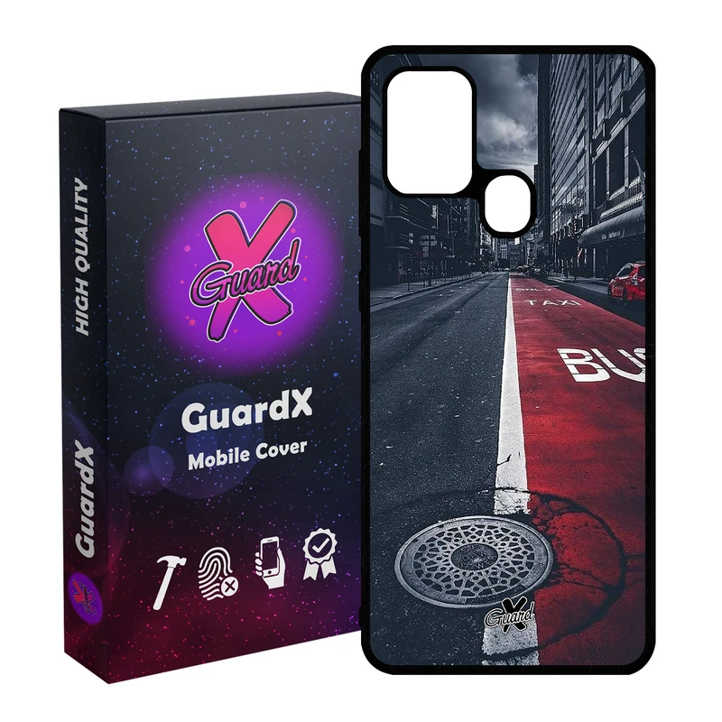 کاور گارد ایکس طرح Street مدل Glass10076 مناسب برای گوشی موبایل سامسونگ Galaxy A21s