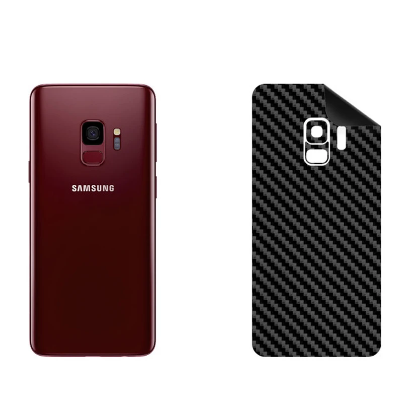 برچسب پوششی بستور مدل BT-Fiber طرح فیبر کربن مناسب برای گوشی موبایل سامسونگ Galaxy S9