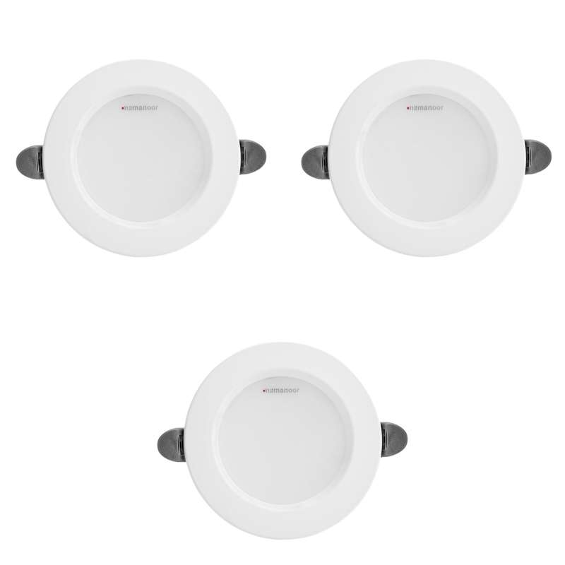 پنل سقفی ال ای دی 5 وات نمانور مدل توکار بسته 3 عددی