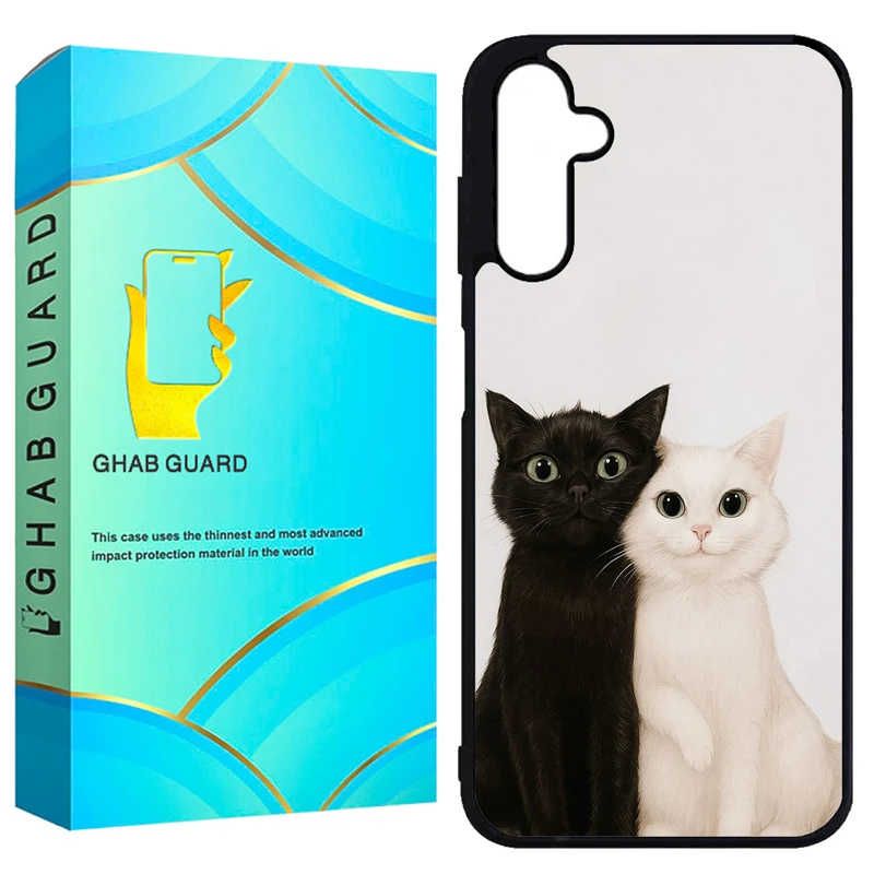 کاور قاب گارد طرح گربه مدل GCHPA25 مناسب برای گوشی موبایل سامسونگ Galaxy A25