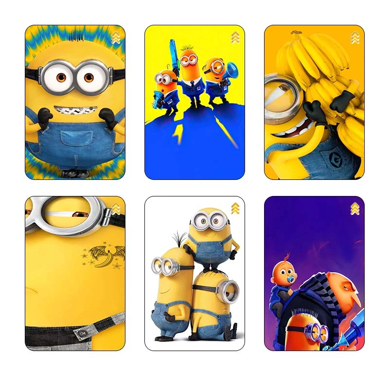 استیکر کارت سام نگار طرح من نفرت‌انگیز Despicable Me کد SP1220 مجموعه 6 عددی