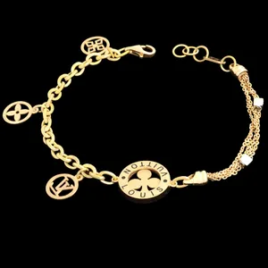 دستبند طلا 18 عیار زنانه طلای مستجابی کد 18