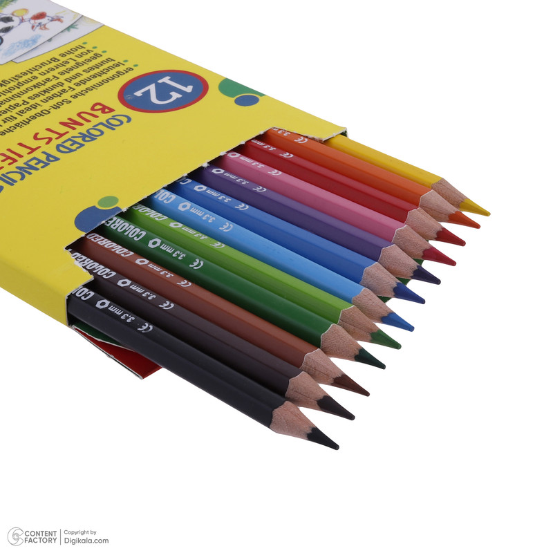 مداد رنگی 12 رنگ فونزل مدل kids