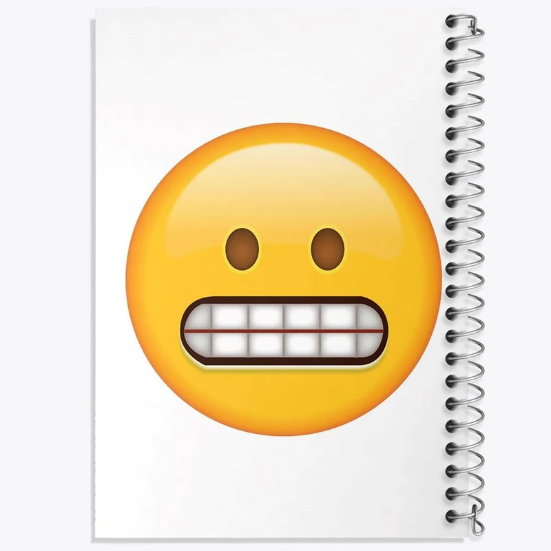 دفتر ژورنال نویسی 50 برگ خندالو مدل نقطه ای طرح ایموجی کد 24662