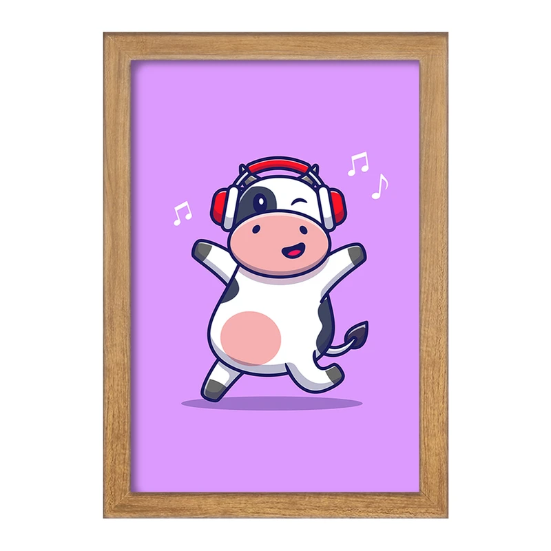 تابلو خندالو مدل گاو  کد 7026