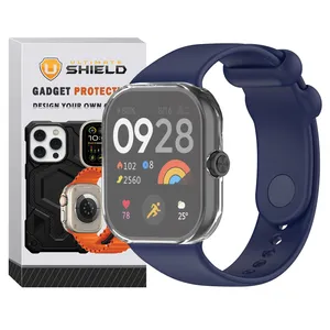 بند آلتیمیت شیلد مدل Special Jelly GRD CL مناسب برای ساعت هوشمند شیائومی Redmi watch 4 به همراه کاور