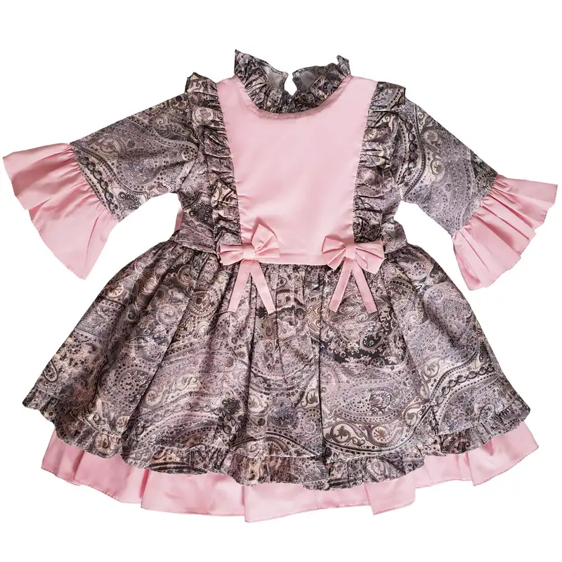 ست پیراهن و کیف دخترانه مدل ملینا