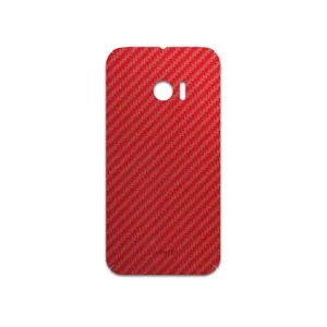 MAHOOT Red-Fiber Cover Sticker for HTC 10