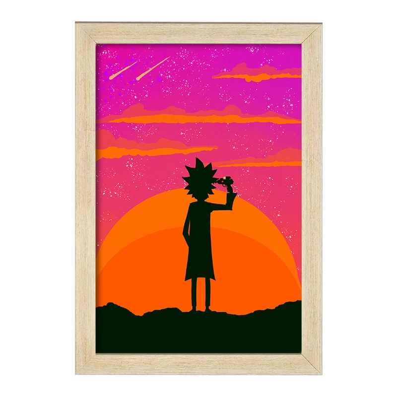تابلو خندالو مدل ریک و مورتی (Rick and Morty) کد F181