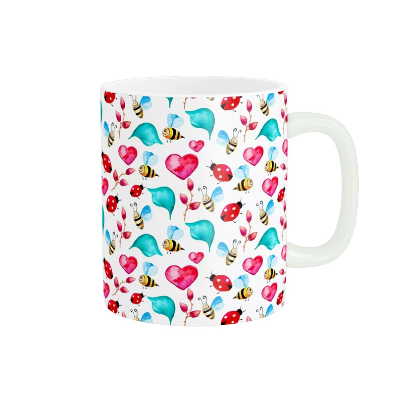 ماگ پاد آفرین طرح  زنبور عسل کد 1334