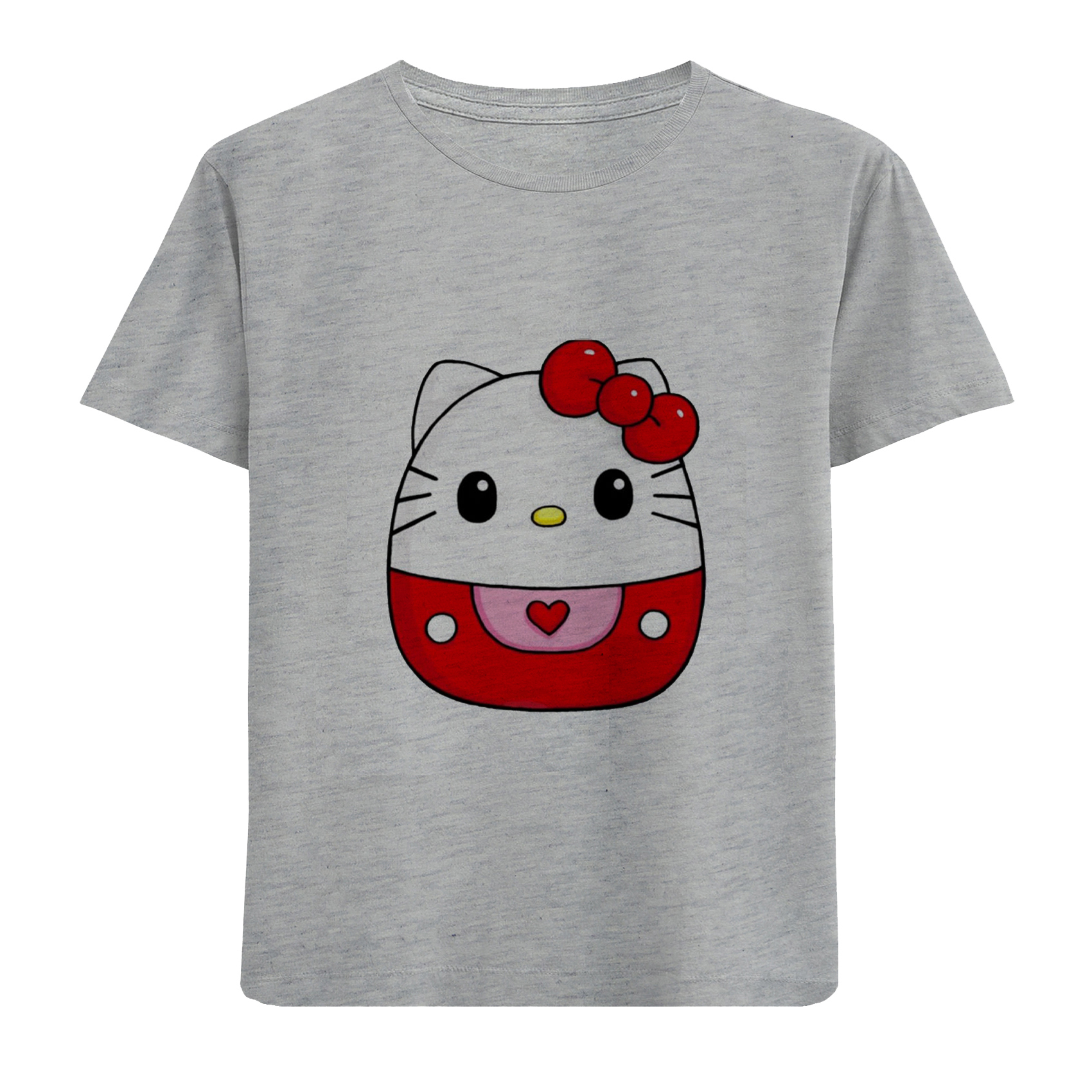 تی شرت آستین کوتاه دخترانه مدل کیتی 268