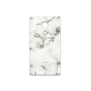 MAHOOT Blanco-Smoke-Marble Cover Sticker for Sony Xperia SP