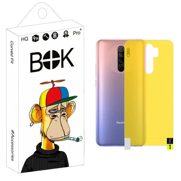 محافظ پشت گوشی بوک مدل Transparent TPU مناسب برای گوشی موبایل شیائومی Redmi 9 Prime