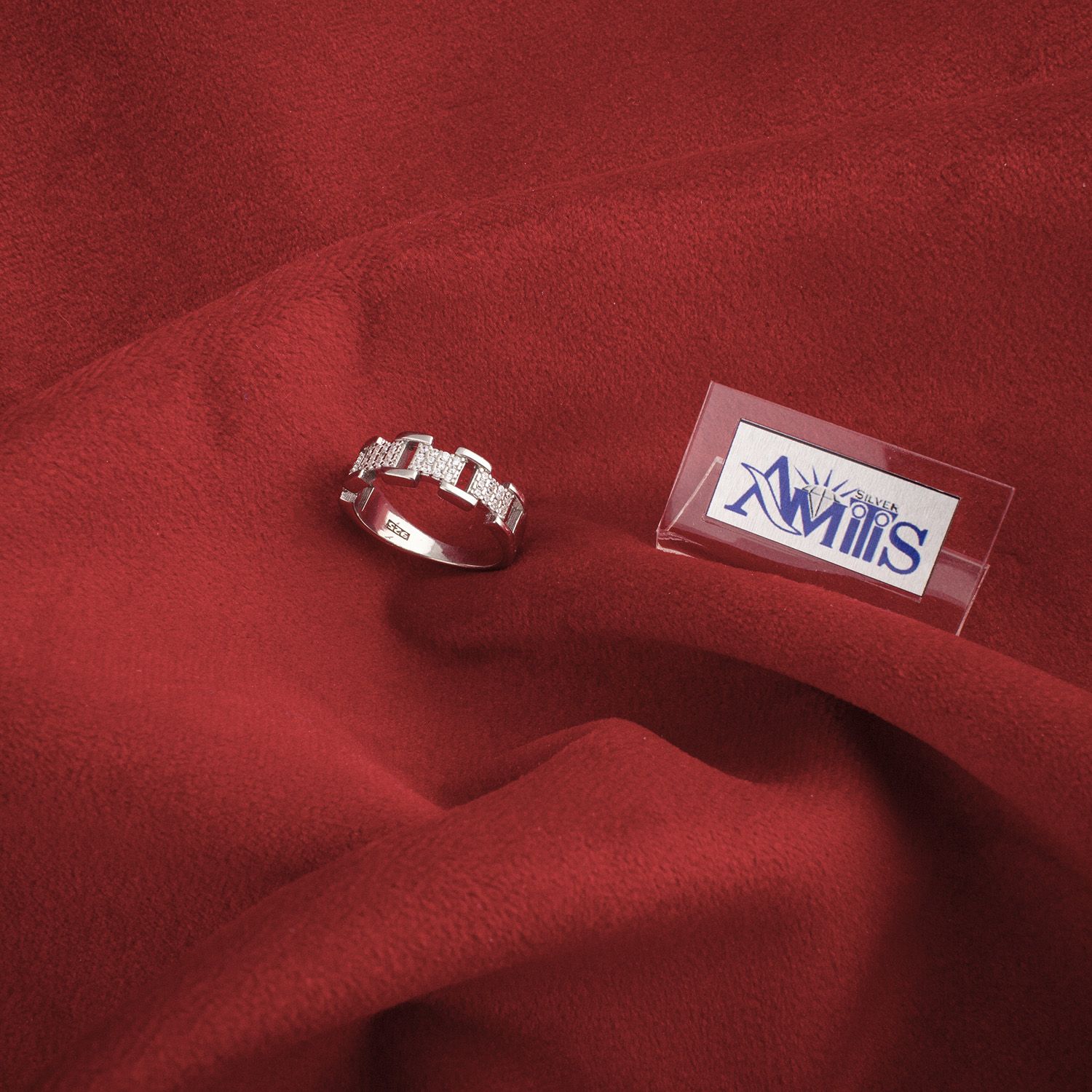 انگشتر نقره زنانه آمیتیس مدل AMT-R157 -  - 3