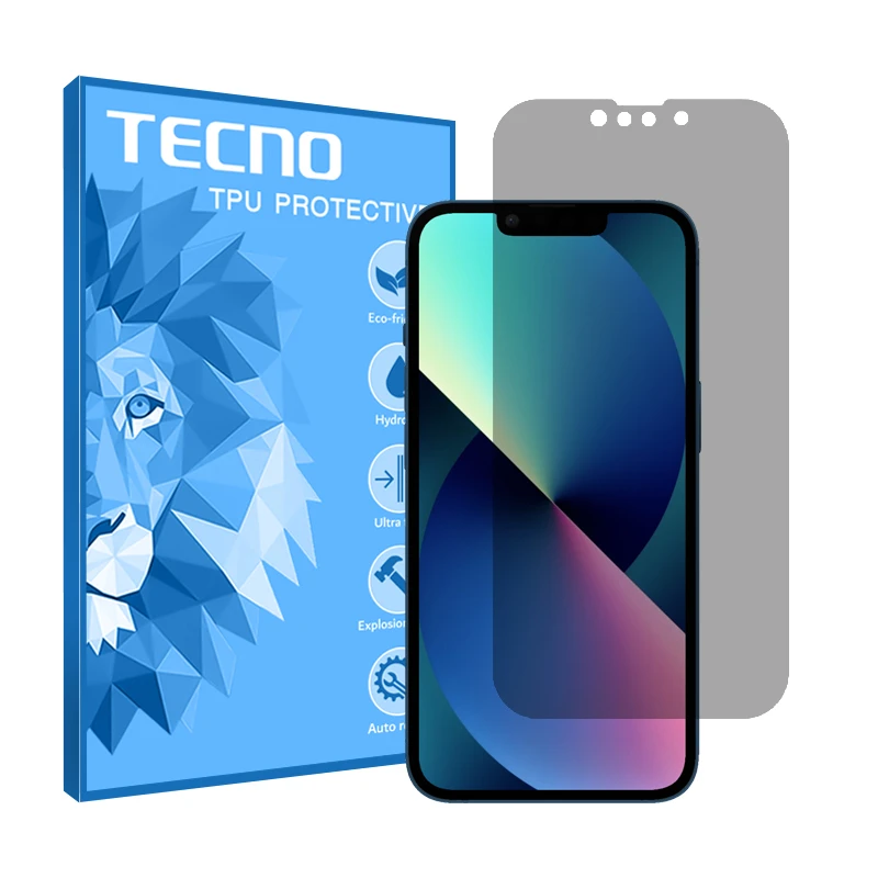 محافظ صفحه نمایش حریم شخصی تکنو مدل HyPRV مناسب برای گوشی موبایل اپل iPhone 13