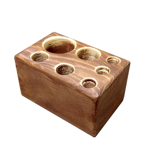 جامدادی رومیزی مدل چوبی seven-hole