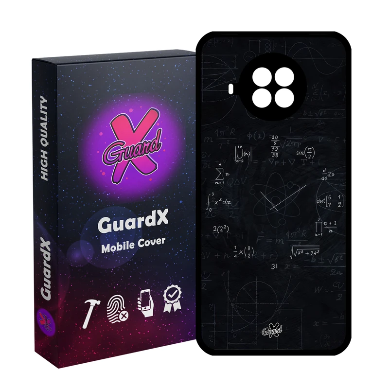 کاور گارد ایکس طرح ریاضی مدل Glass10631 مناسب برای گوشی موبایل شیائومی  MI 10T Lite/Redmi Note 9 Pro 5G/10I 5G