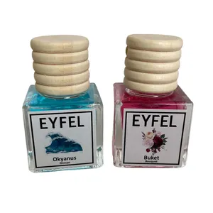 خوشبوکننده هوا خودرو ایفل مدل دسته گل و اقیانوس کد Bouquet-Ocean حجم 10 میلی‌ لیتر بسته 2 عددی