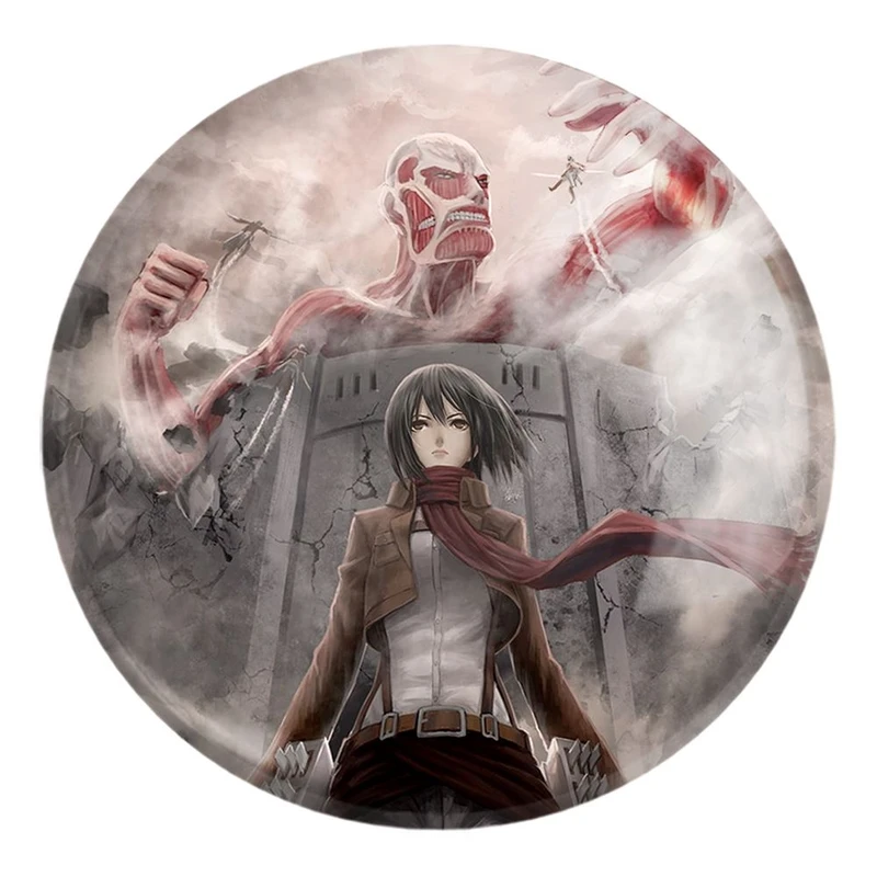 پیکسل خندالو طرح میکاسا و تایتان غول آسا انیمه اتک آن تایتان Attack on Titan کد 10992 مدل بزرگ