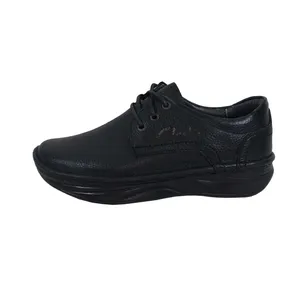 کفش طبی مردانه مدل بندی رنگ مشکی