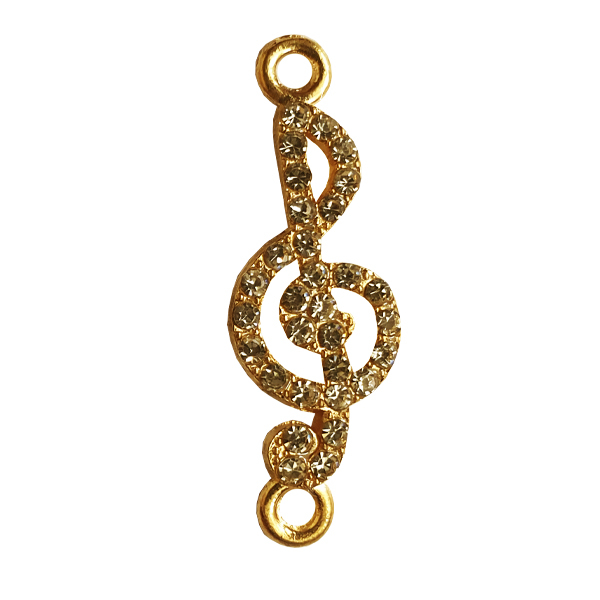 آویز دستبند مدل ملودی نگین دار کد AD 100