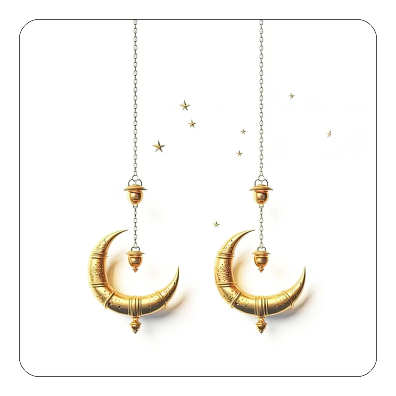 مگنت کاکتی طرح ماه و ستاره مدل mp54945