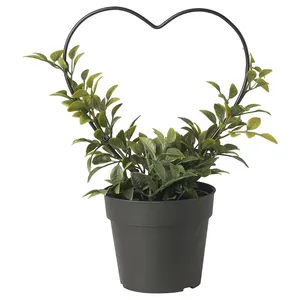 گلدان به همراه گل مصنوعی ایکیا مدل VINTERFINT-305