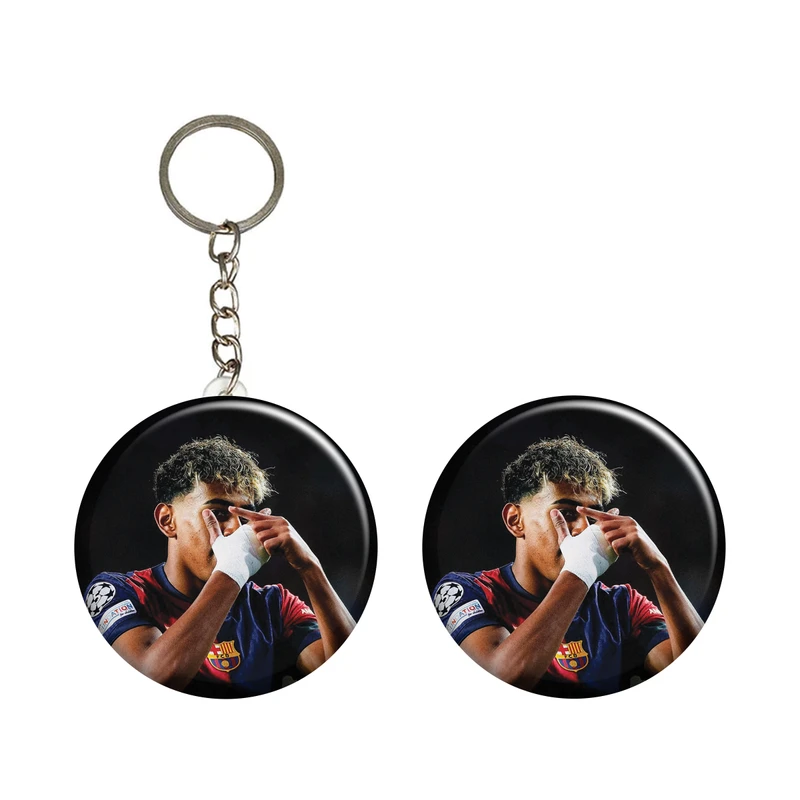 پیکسل ابیگل طرح لامین یامال بارسلونا کد 027 به همراه جاکلیدی