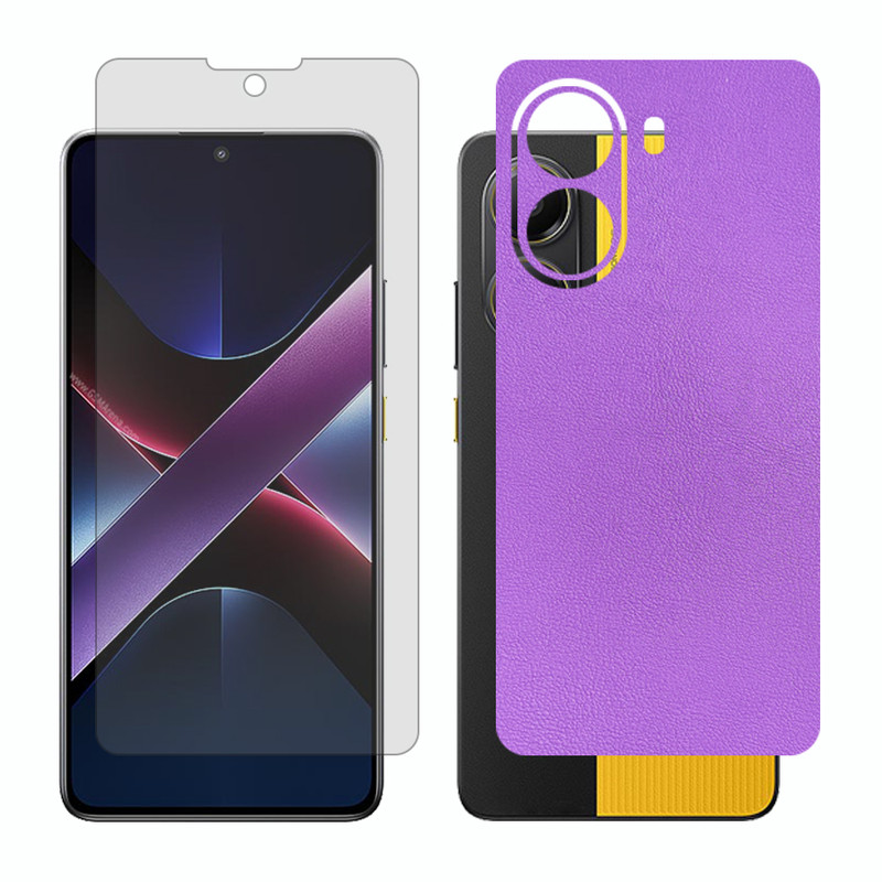 محافظ صفحه نمایش مات گلس مدل Together مناسب برای گوشی موبایل شیائومی Poco X7 Pro به همراه برچسب پوششی پشت گوشی