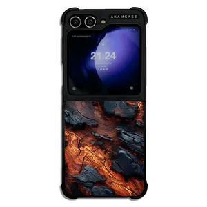 AKAM AMC-WSGZFLIP5-WOOD-13 Cover For Samsung Galaxy Z Flip 5
