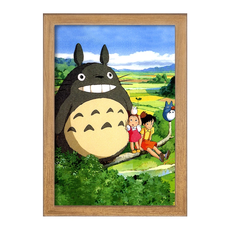 تابلو خندالو مدل توتورو و ناتسوکی و می انیمه توتورو Totoro  کد 12826