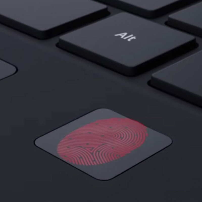 کیبورد تبلت مایکروسافت مدل Signature Keyboard with Fingerprint Reader مناسب برای تبلت مایکروسافت سرفیس Pro 8/Pro 9/Pro 10/Pro 11