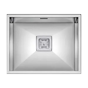 سینک ظرفشویی استیل توکار یک لگنه الکا استیل مدل 1105