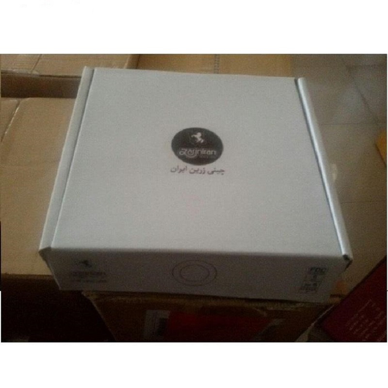 بشقاب خورش خوری چینی زرین ایران مدل ایتالیا 22 فلورانس درجه 3 بسته شش عددی