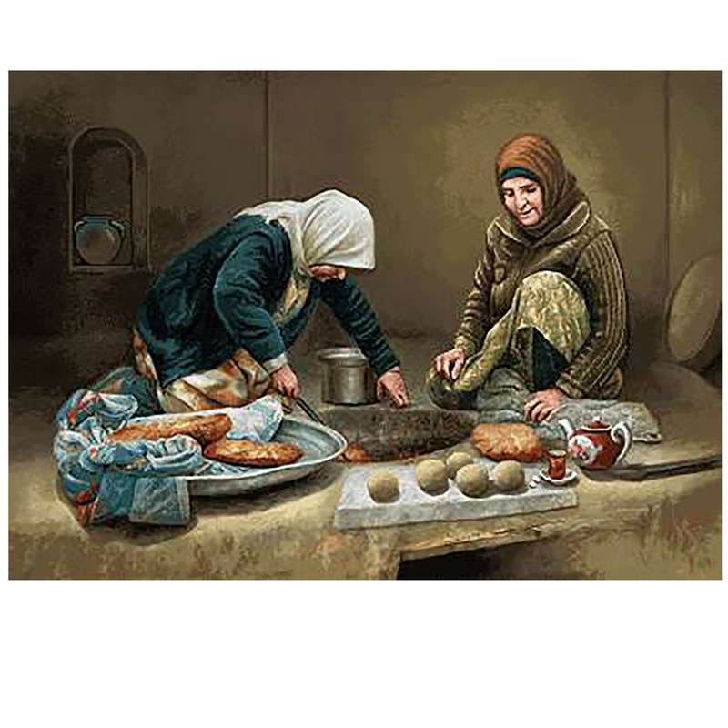نخ و نقشه تابلوفرش مدل 2810