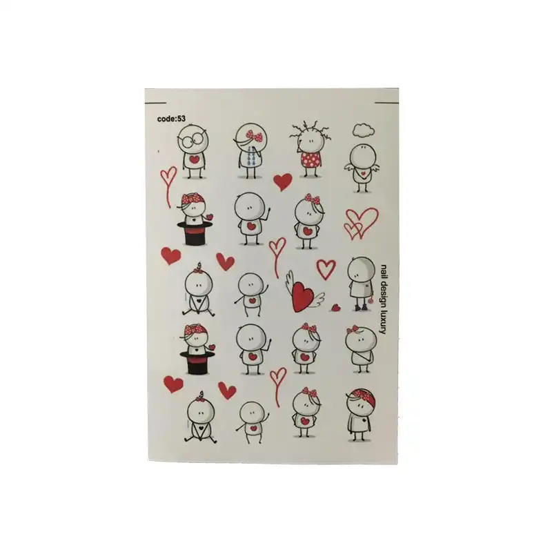 برچسب لنز ناخن مدل C-53