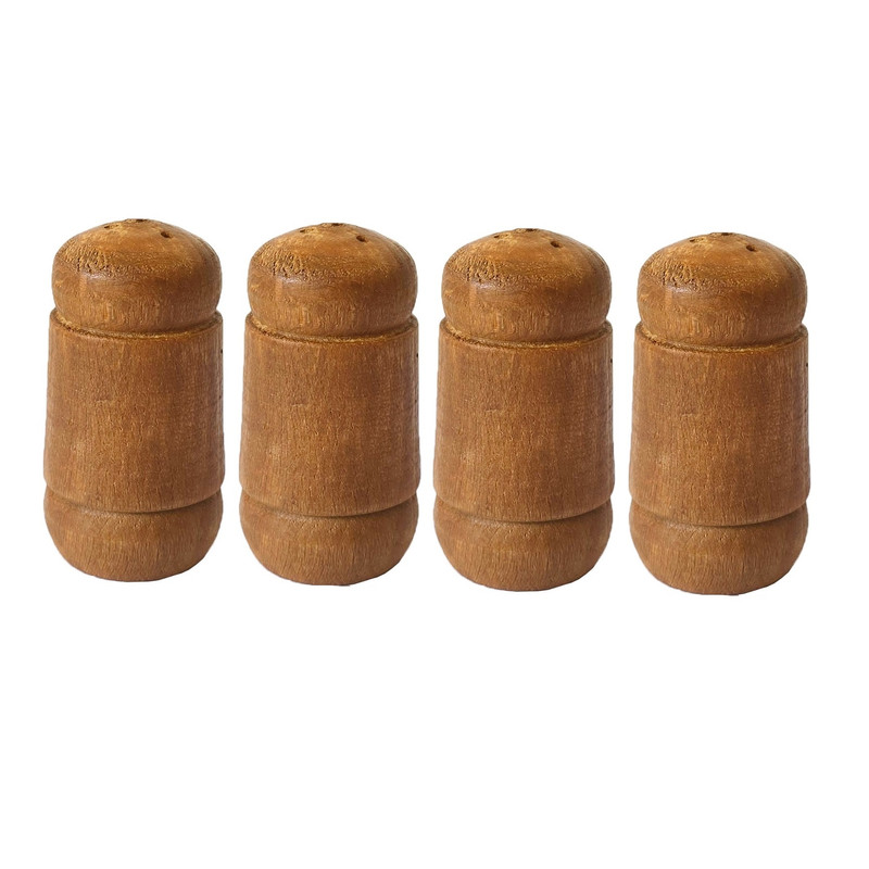 نمکدان مدل چوب جنگلی بسته 4 عددی