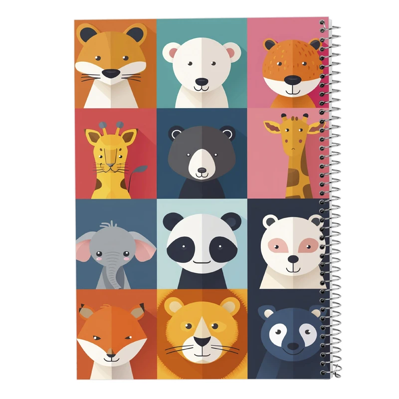 دفتر مشق 50 برگ مدوپد مدل موجودات فانتزی کد DF17106