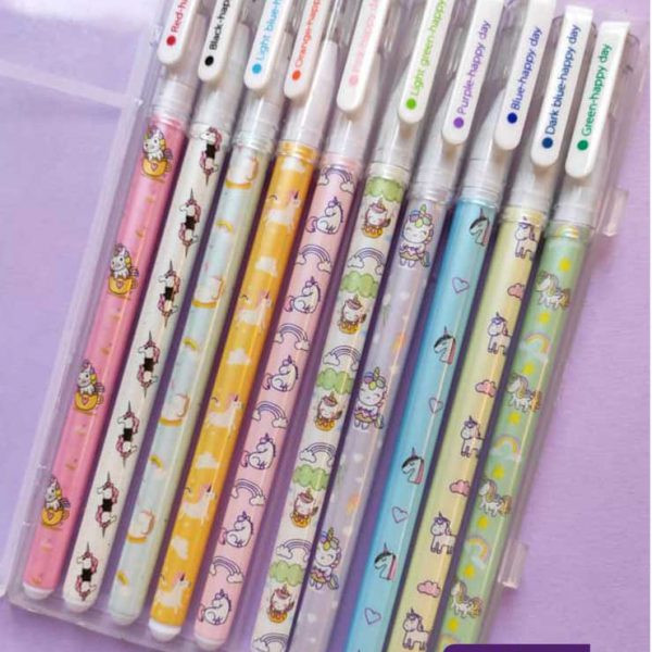 روان نویس مدل هپی دی طرح یونیکورن کد 110 مجموعه 10 عددی روان نویس مدل هپی دی طرح یونیکورن کد 110 مجموعه 10 عددی