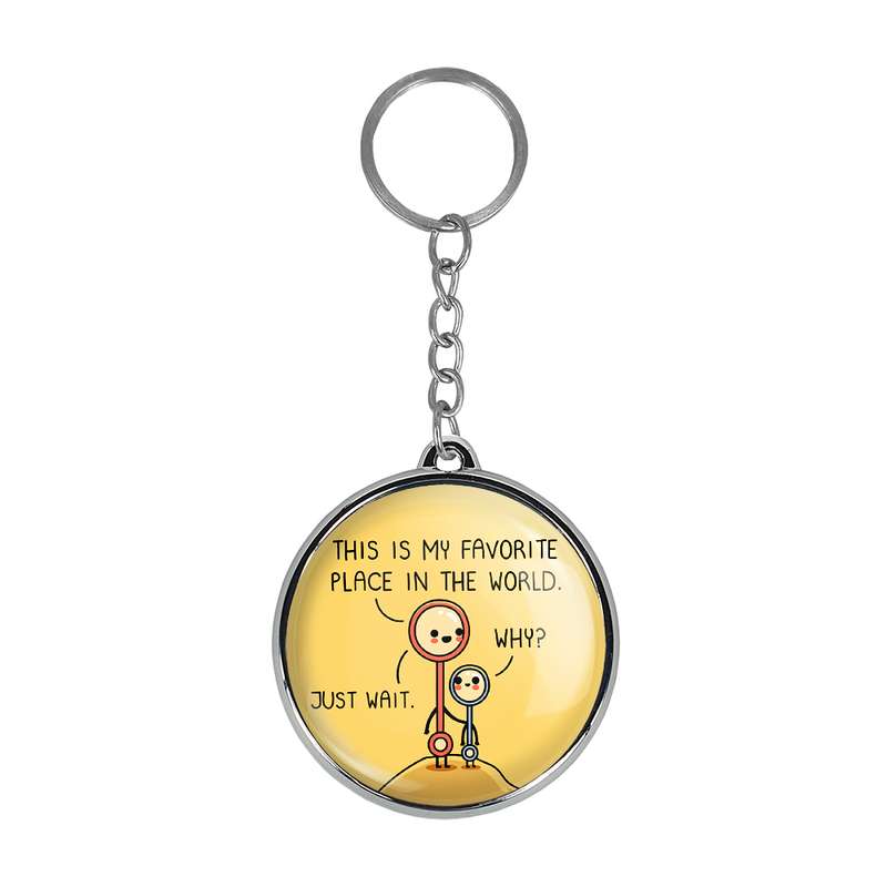 جاکلیدی خندالو طرح حباب ساز بامزه مدل دوطرفه کد A11