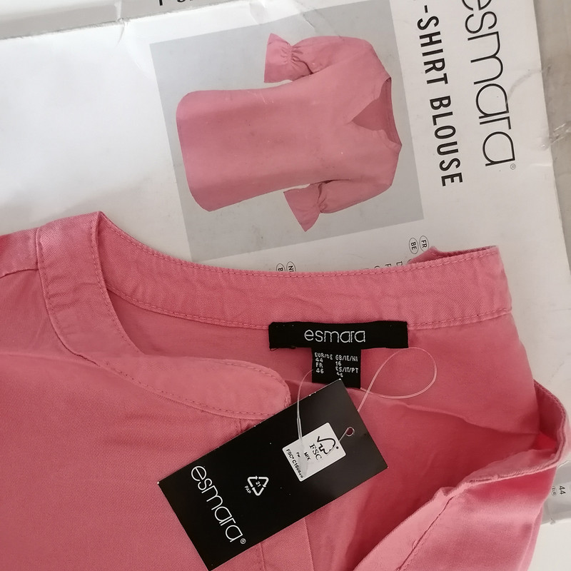 بلوز آستین کوتاه زنانه اسمارا مدل 17752504