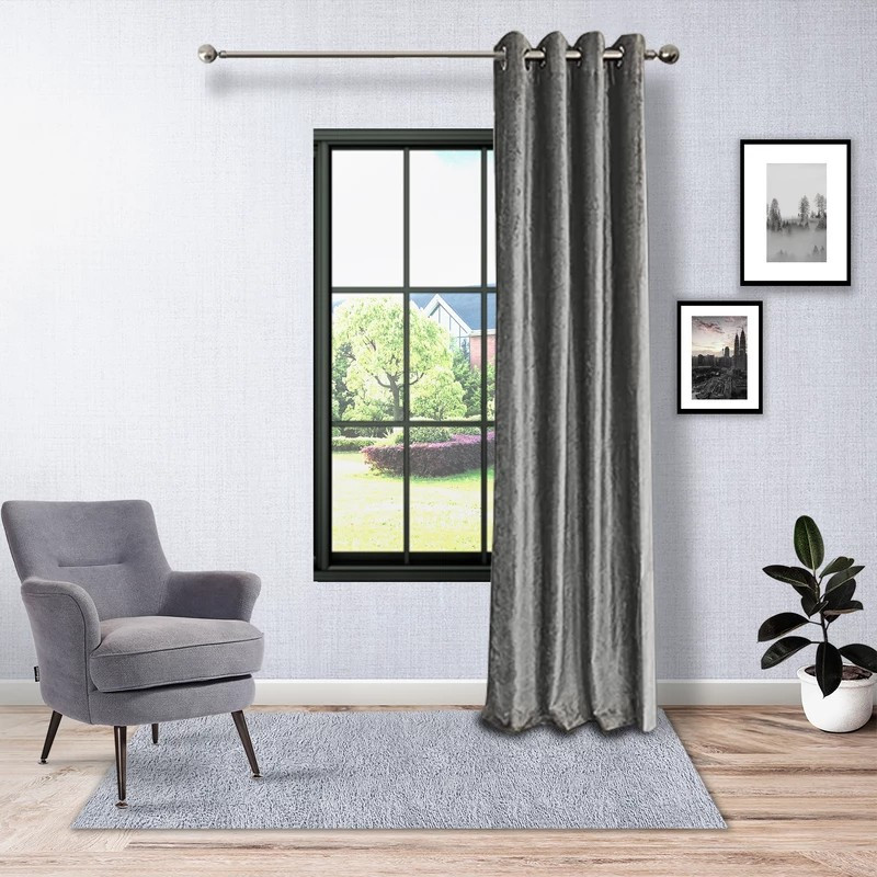پرده مدل مخمل شانل s124 سایز 150x280 سانتی متر