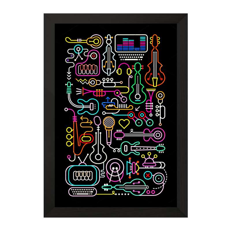 تابلو خندالو مدل موسیقی کد F9677 تابلو خندالو مدل موسیقی کد F9677