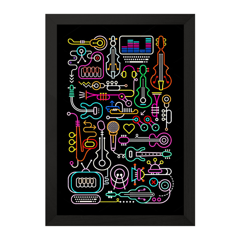 تابلو خندالو مدل موسیقی کد F9677 تابلو خندالو مدل موسیقی کد F9677