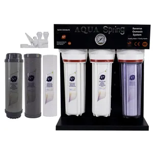 دستگاه تصفیه کننده آب آکوآ اسپرینگ مدل RO-S7-BZ 7002 به همراه فیلتر مجموعه سه عددی و کیت نشتی گیر