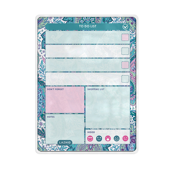تخته وایت برد لاژید مدل پلنر کد TO-DO-LIST سایز 20*30 سانتی متر